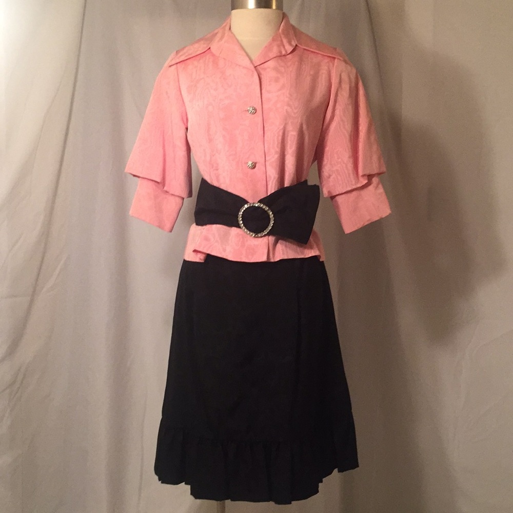 Vintage 50’s 2 piece - blouse and skirt
